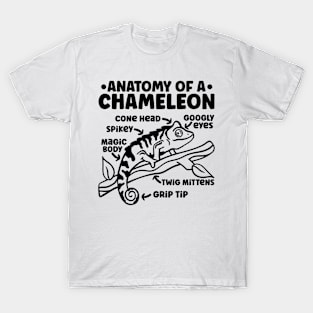 Chameleon Anatomy Of A Chameleon T-Shirt
